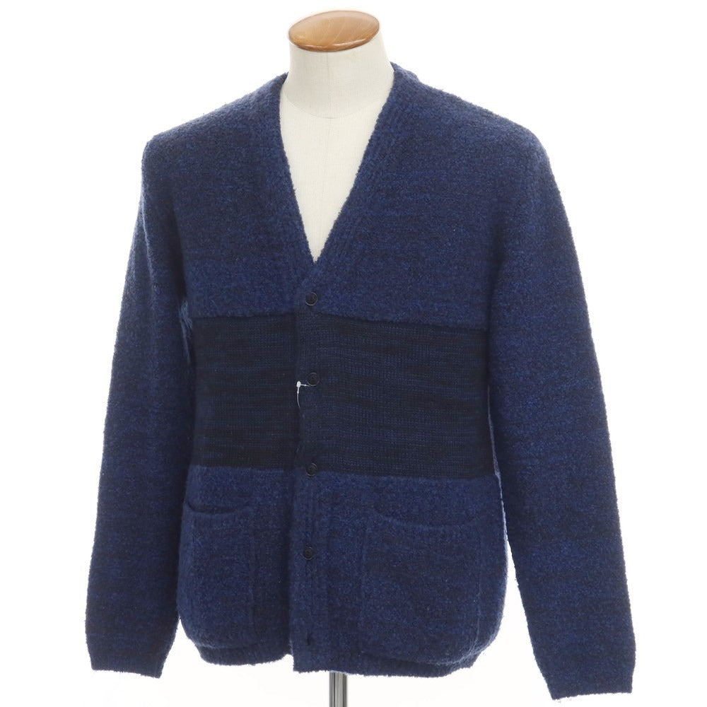 [Used] Seagreen Wool Acrylic Knit Cardigan Navy [Size 3] [NVY] [A/W] [Condition Rank B] ​​[Men&