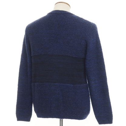 [Used] Seagreen Wool Acrylic Knit Cardigan Navy [Size 3] [NVY] [A/W] [Condition Rank B] ​​[Men&