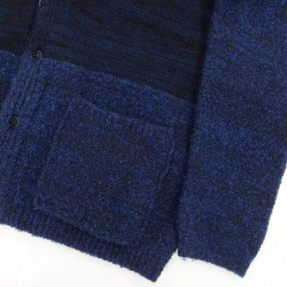 [Used] Seagreen Wool Acrylic Knit Cardigan Navy [Size 3] [NVY] [A/W] [Condition Rank B] ​​[Men&