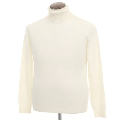 [Used] CRUCIANI High Gauge Wool Turtleneck Knit Ivory [Size 50] [WHT] [A/W] [Condition Rank C] [Men&