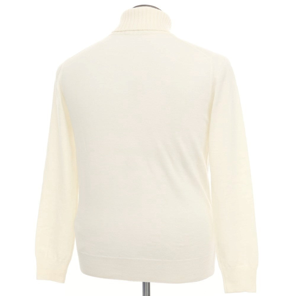 【中古】クルチアーニ CRUCIANI ハイゲージウール タートルネックニット アイボリー【サイズ50】【WHT】【A/W】【状態ランクC】【メンズ】【768772】
