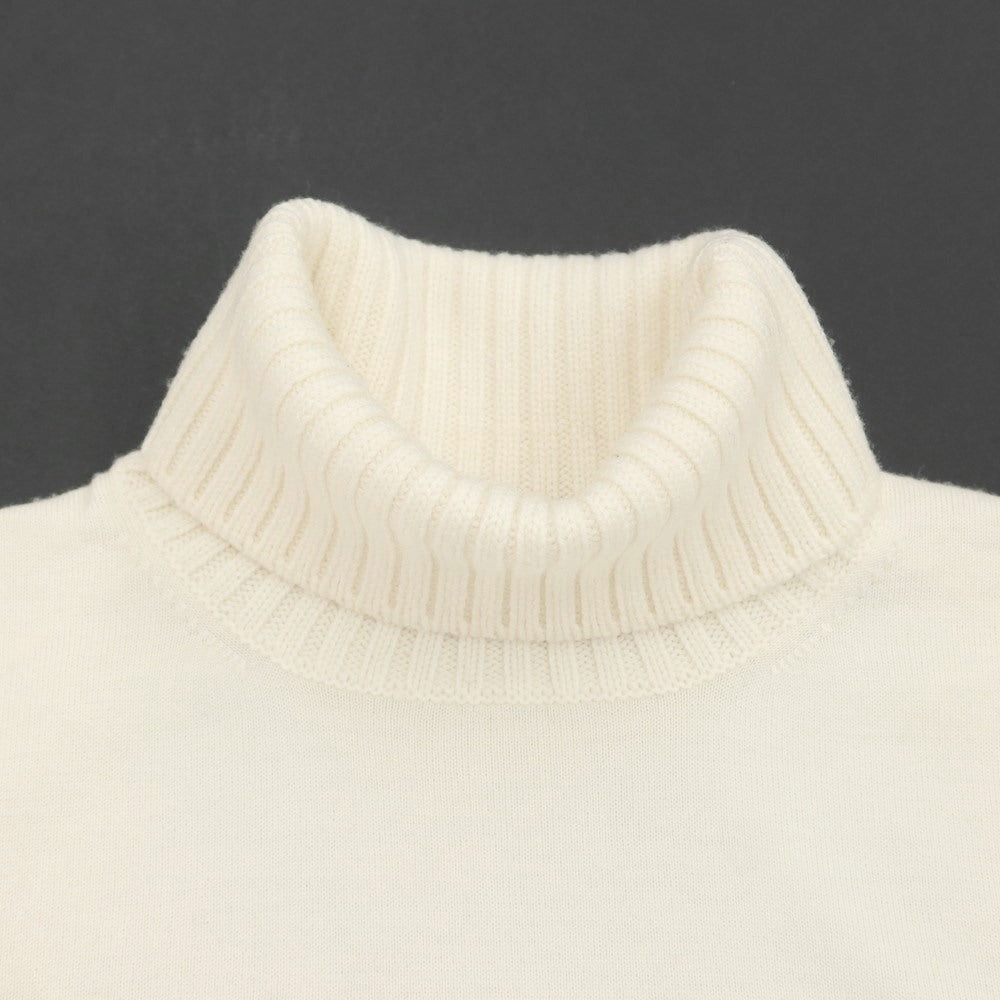 [Used] CRUCIANI High Gauge Wool Turtleneck Knit Ivory [Size 50] [WHT] [A/W] [Condition Rank C] [Men&