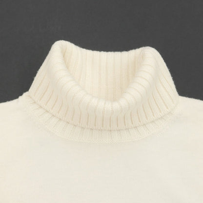 [Used] CRUCIANI High Gauge Wool Turtleneck Knit Ivory [Size 50] [WHT] [A/W] [Condition Rank C] [Men&