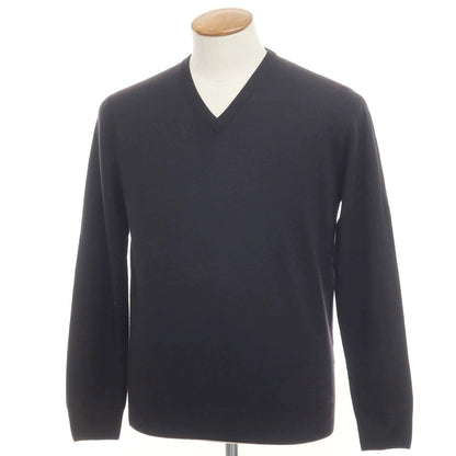 [Used] CRUCIANI High Gauge Wool V-Neck Knit Black [Size 48] [BLK] [A/W] [Condition Rank B] ​​[Men&