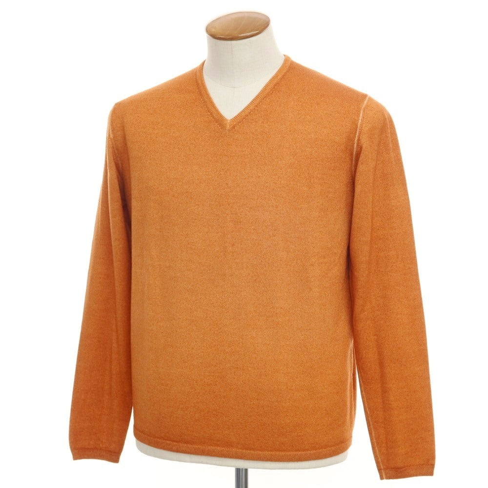 [Used] CRUCIANI High Gauge Wool V-Neck Knit Orange [Size 50] [ORG] [A/W] [Condition Rank B] ​​[Men&