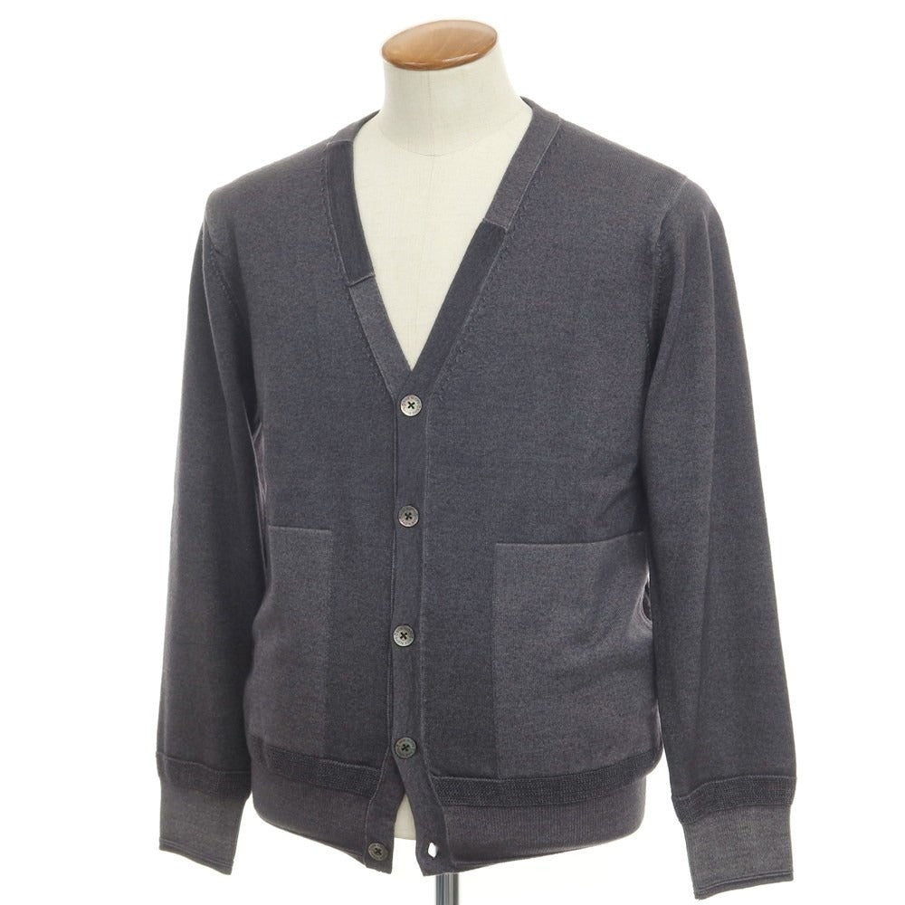 [Used] Side Slope High Gauge Wool Knit Cardigan Dark Gray [Size 2] [GRY] [A/W] [Condition Rank B] ​​[Men&