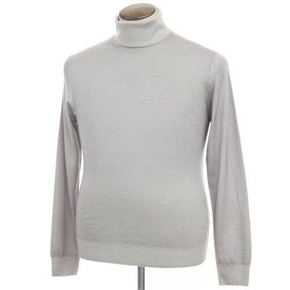 [Used] MAURO OTTAVIANI High gauge cashmere silk turtleneck knit Light gray [Size 50] [GRY] [A/W] [Condition rank B] ​​[Men&
