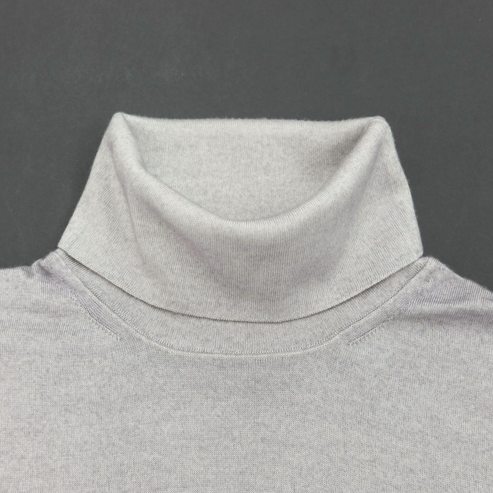 【中古】マウロ オッタヴィアーニ MAURO OTTAVIANI ハイゲージカシミヤシルク タートルネックニット ライトグレー【サイズ50】【GRY】【A/W】【状態ランクB】【メンズ】【768772】