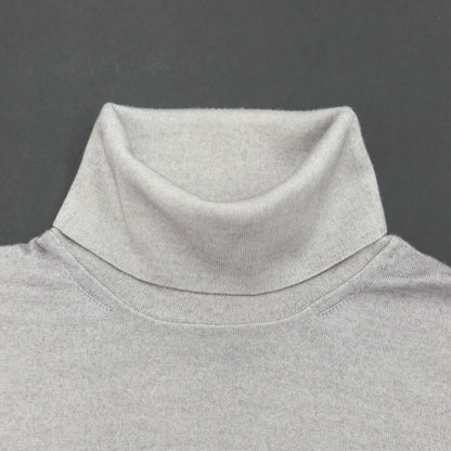 [Used] MAURO OTTAVIANI High gauge cashmere silk turtleneck knit Light gray [Size 50] [GRY] [A/W] [Condition rank B] ​​[Men&