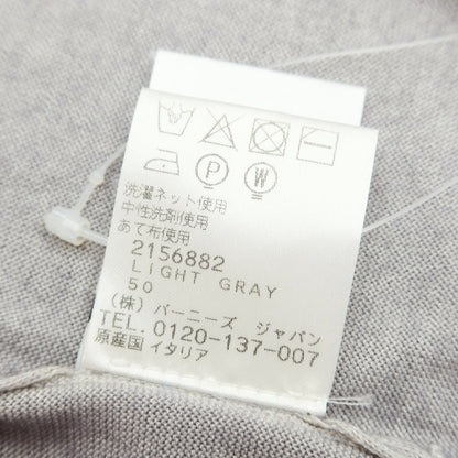 [Used] MAURO OTTAVIANI High gauge cashmere silk turtleneck knit Light gray [Size 50] [GRY] [A/W] [Condition rank B] ​​[Men&