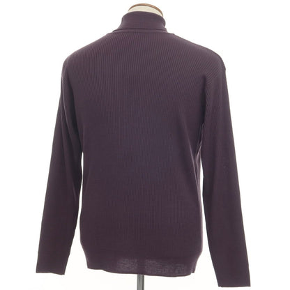[Used] COMME CA ISM High Gauge Acrylic Turtleneck Knit Dark Purple [Size not listed (M size)] [PUP] [A/W] [Condition B] [Men&