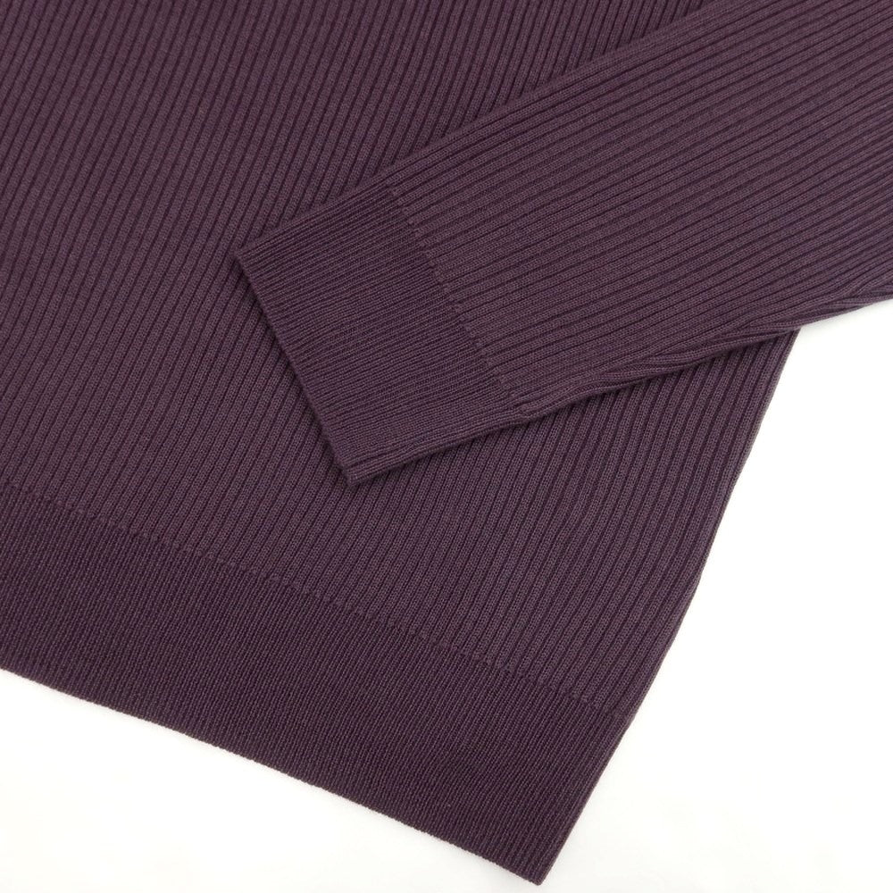 [Used] COMME CA ISM High Gauge Acrylic Turtleneck Knit Dark Purple [Size not listed (M size)] [PUP] [A/W] [Condition B] [Men&