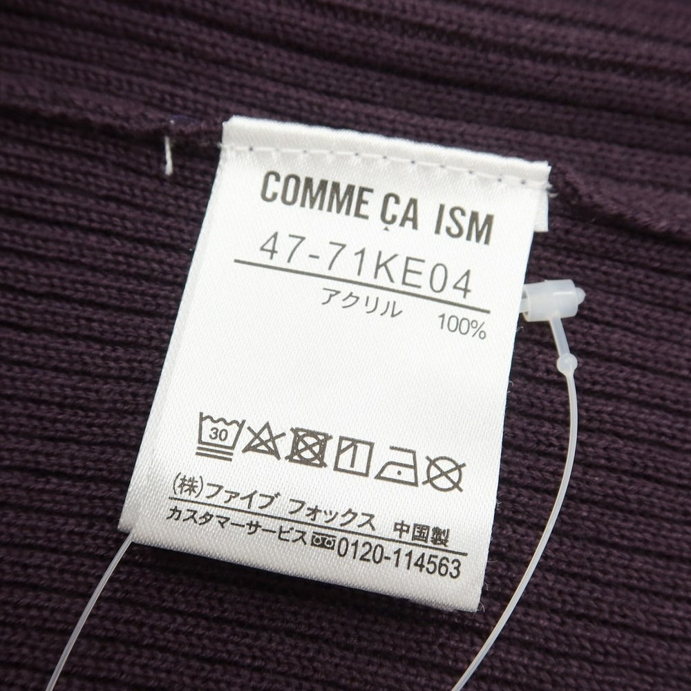 [Used] COMME CA ISM High Gauge Acrylic Turtleneck Knit Dark Purple [Size not listed (M size)] [PUP] [A/W] [Condition B] [Men&