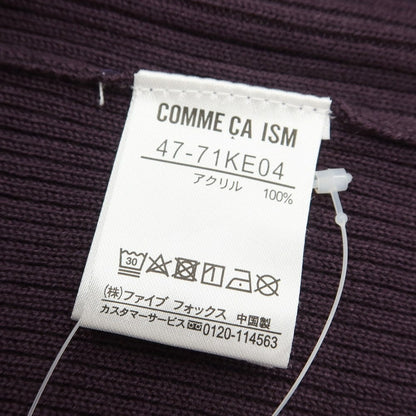 [Used] COMME CA ISM High Gauge Acrylic Turtleneck Knit Dark Purple [Size not listed (M size)] [PUP] [A/W] [Condition B] [Men&
