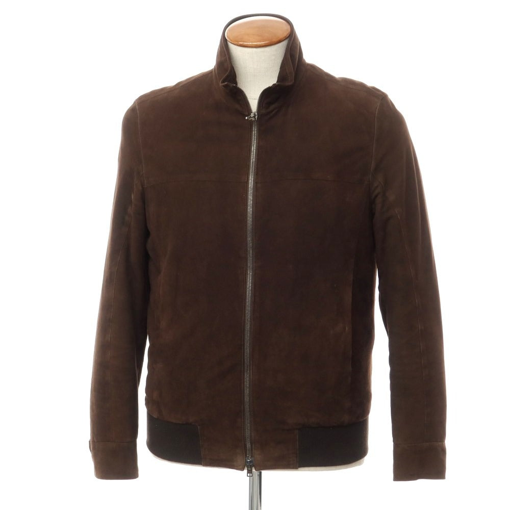 [Used] Herno sheep suede leather padded jacket brown [46] [Condition rank B] ​​[Men&