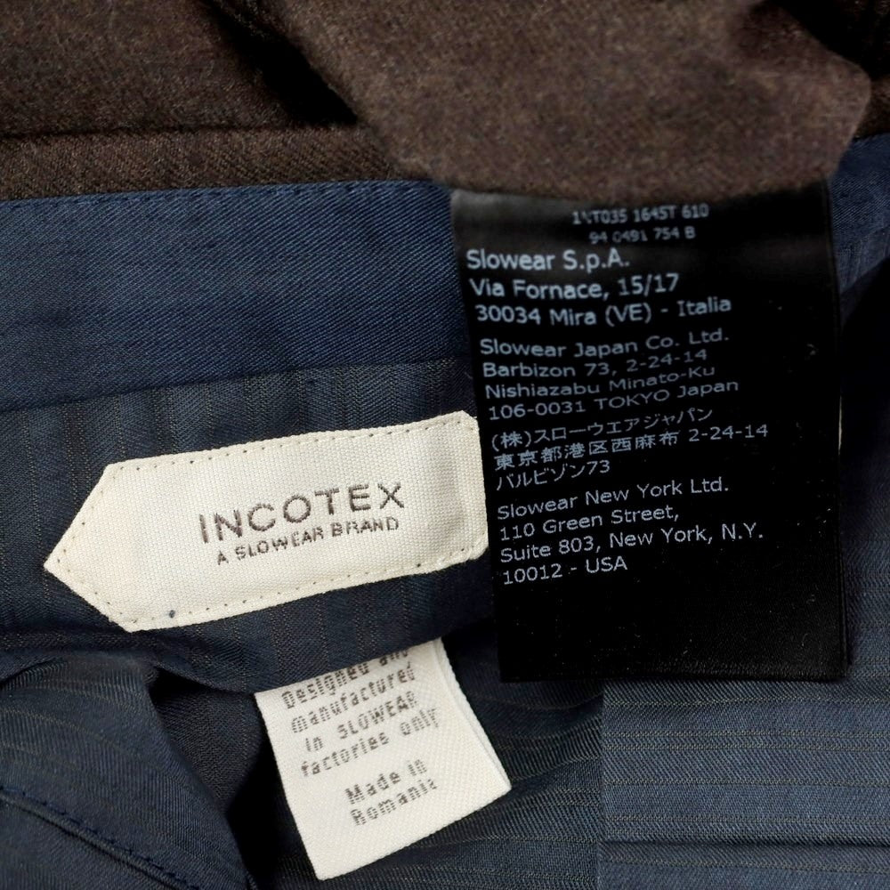 [Used] INCOTEX Wool Dress Slacks Pants Brown [Size 50] [BRW] [A/W] [Condition Rank A] [Men&