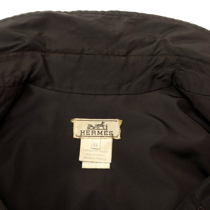 [Used] Hermes HERMES Nylon quilted coat in dark brown [50] [Condition: C] [Men&