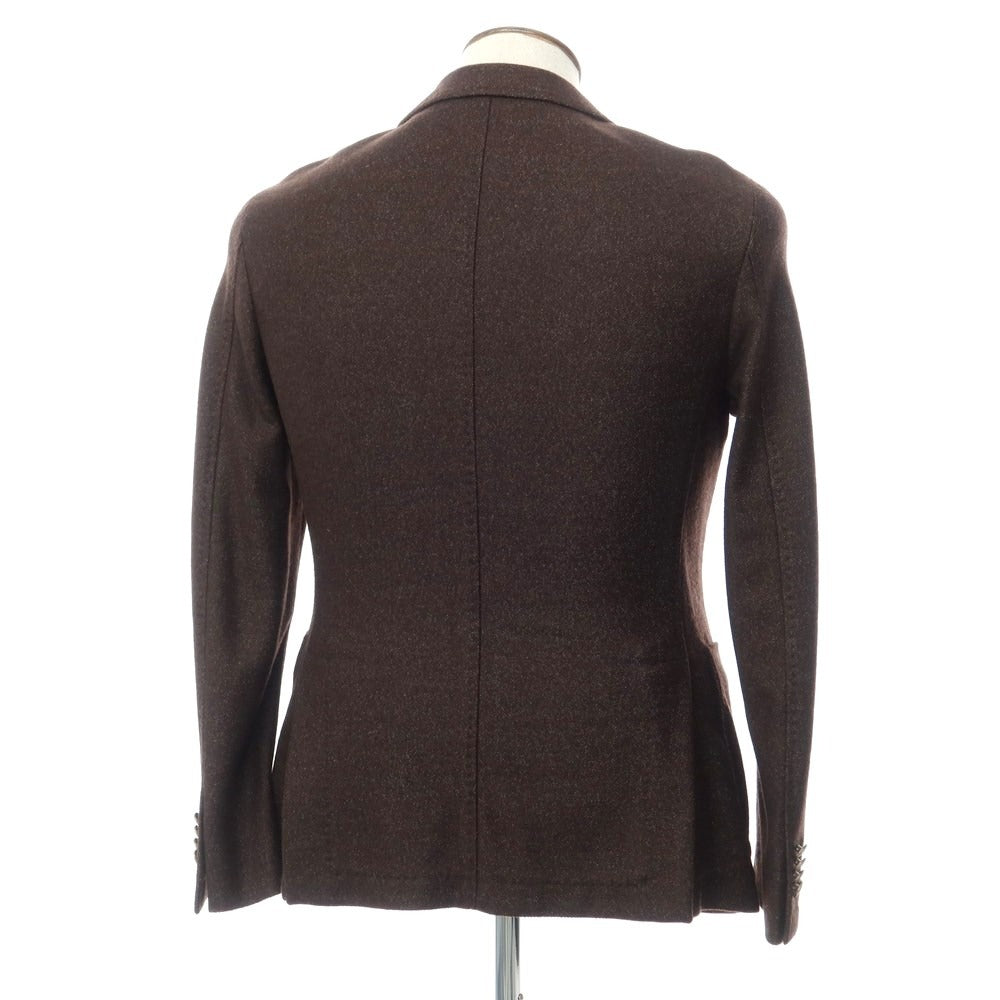 [Used] PAOLONI Wool Polyester Tailored Jacket Dark Brown [48] [Condition Rank B] ​​[Men&