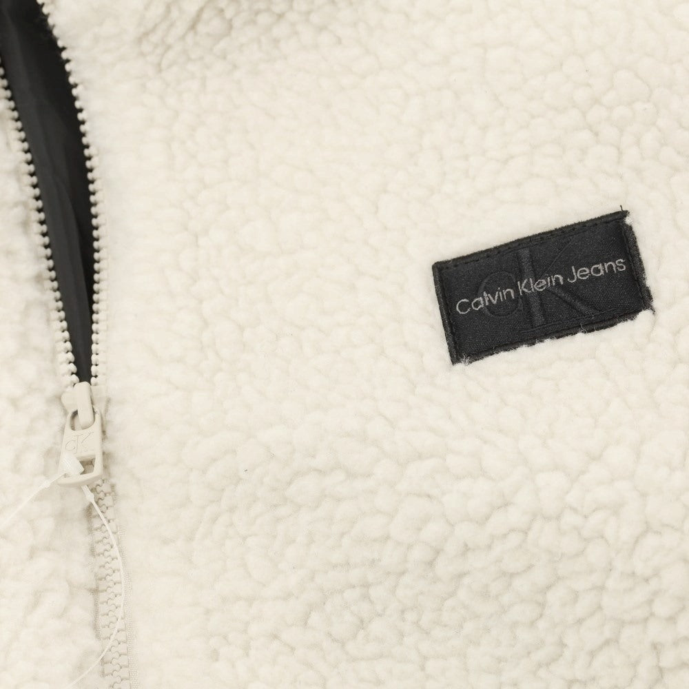 Calvin Klein フリースジャケット アイボリー