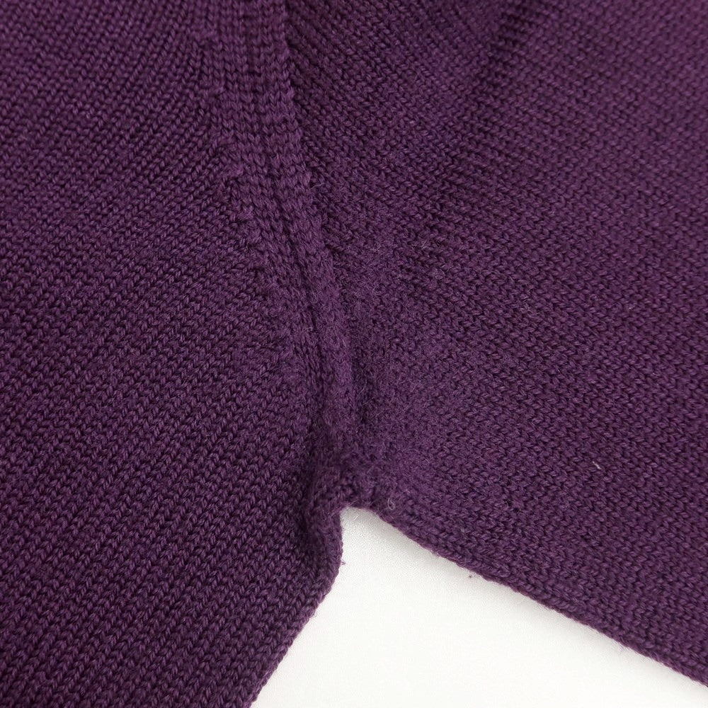 [Used] Drumohr High Gauge Wool Crew Neck Knit Purple [Size 46] [PUP] [A/W] [Condition Rank B] ​​[Men&