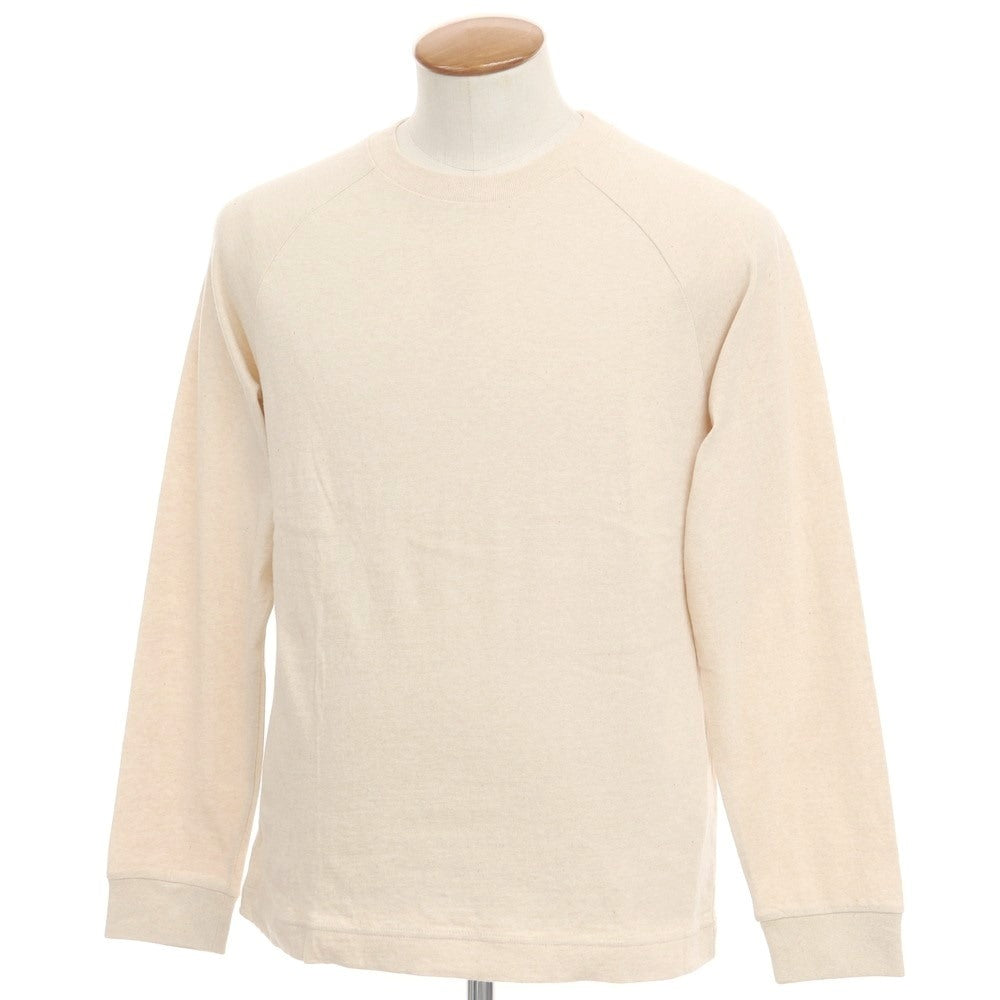 [Used] MHL. Raglan sleeve long sleeve T-shirt, beige [Size M] [BEI] [S/S/A/W] [Condition rank B] ​​[Men&