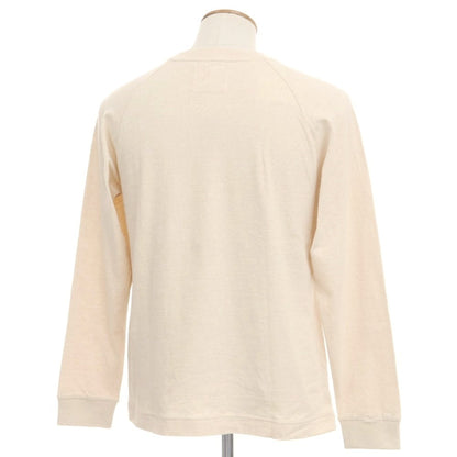 [Used] MHL. Raglan sleeve long sleeve T-shirt, beige [Size M] [BEI] [S/S/A/W] [Condition rank B] ​​[Men&