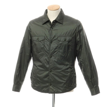 [Used] Glanshirt Nylon padded shirt blouson dark green [XS] [Condition rank C] [Men&