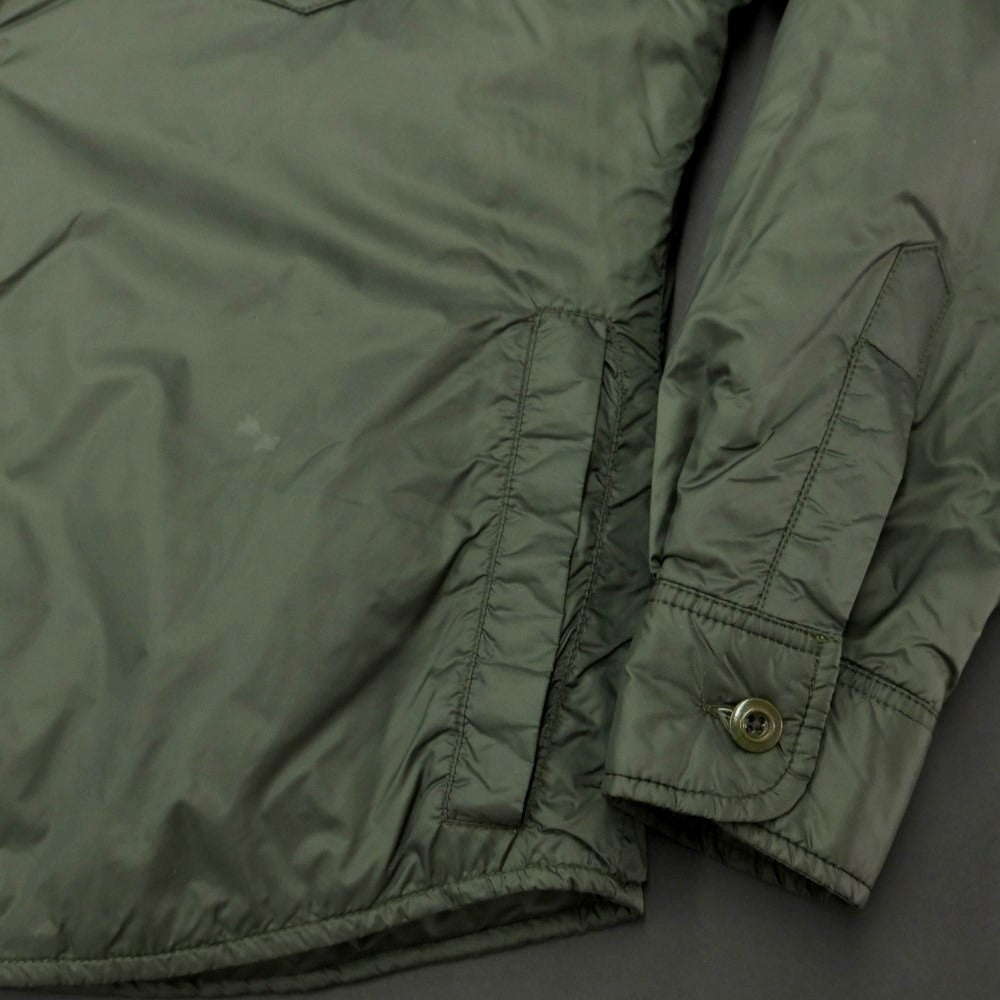 [Used] Glanshirt Nylon padded shirt blouson dark green [XS] [Condition rank C] [Men&