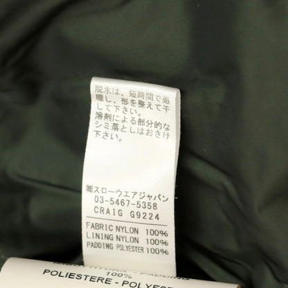 [Used] Glanshirt Nylon padded shirt blouson dark green [XS] [Condition rank C] [Men&