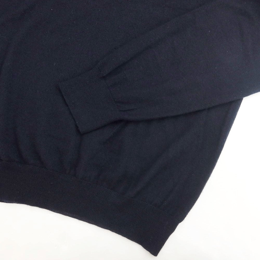 [Used] ZANONE high gauge cashmere polo knit, dark navy [size 44] [NVY] [A/W] [Condition rank C] [Men&