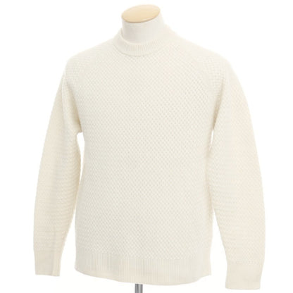 [Used] SUNSPEL x BATONER Mid-gauge wool crew neck knit, off-white [Size 1] [WHT] [A/W] [Condition Rank C] [Men&