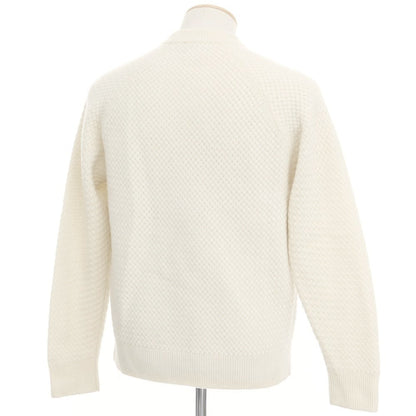 [Used] SUNSPEL x BATONER Mid-gauge wool crew neck knit, off-white [Size 1] [WHT] [A/W] [Condition Rank C] [Men&