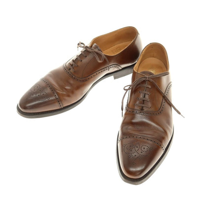 【中古】クロケットアンドジョーンズ CROCKETT&amp;JONES MALTON セミブローグ ドレスシューズ ブラウン【 10 E 】【 状態ランクB 】【 メンズ 】
[DPD]