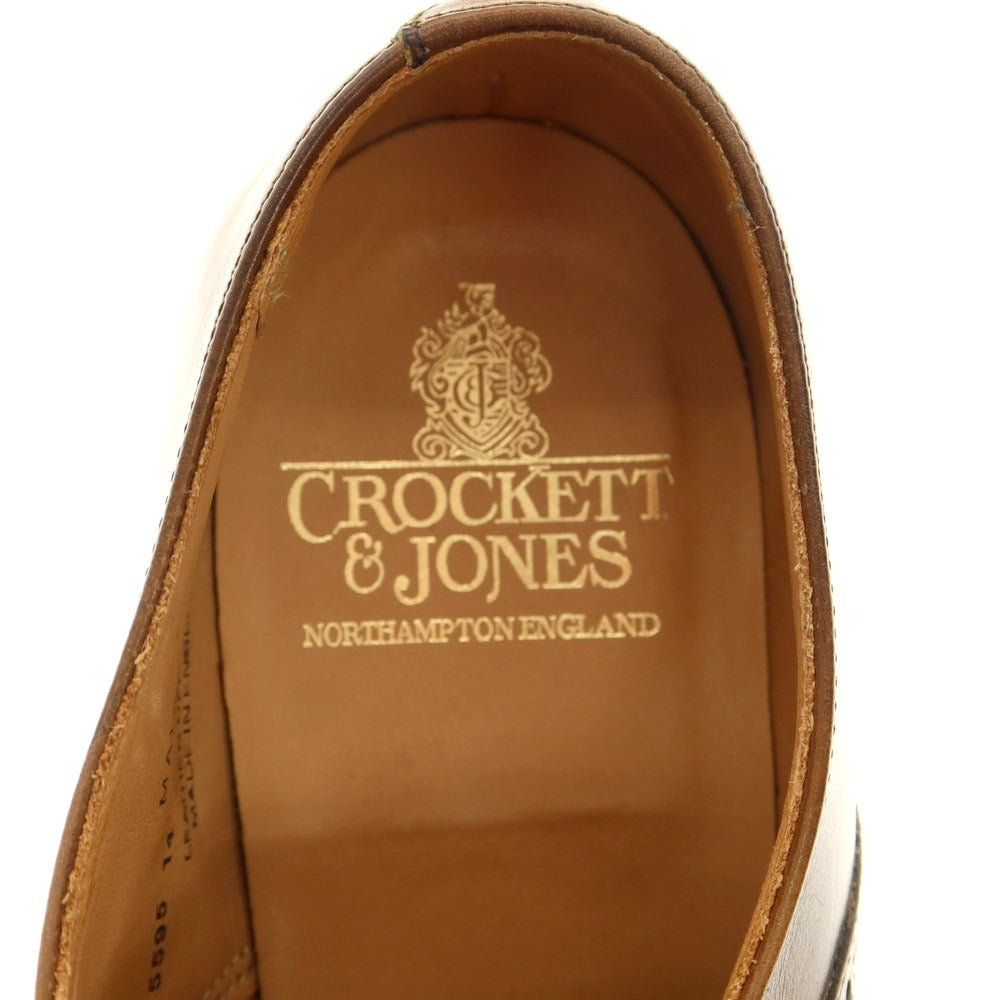 【中古】クロケットアンドジョーンズ CROCKETT&amp;JONES MALTON セミブローグ ドレスシューズ ブラウン【 10 E 】【 状態ランクB 】【 メンズ 】
[DPD]