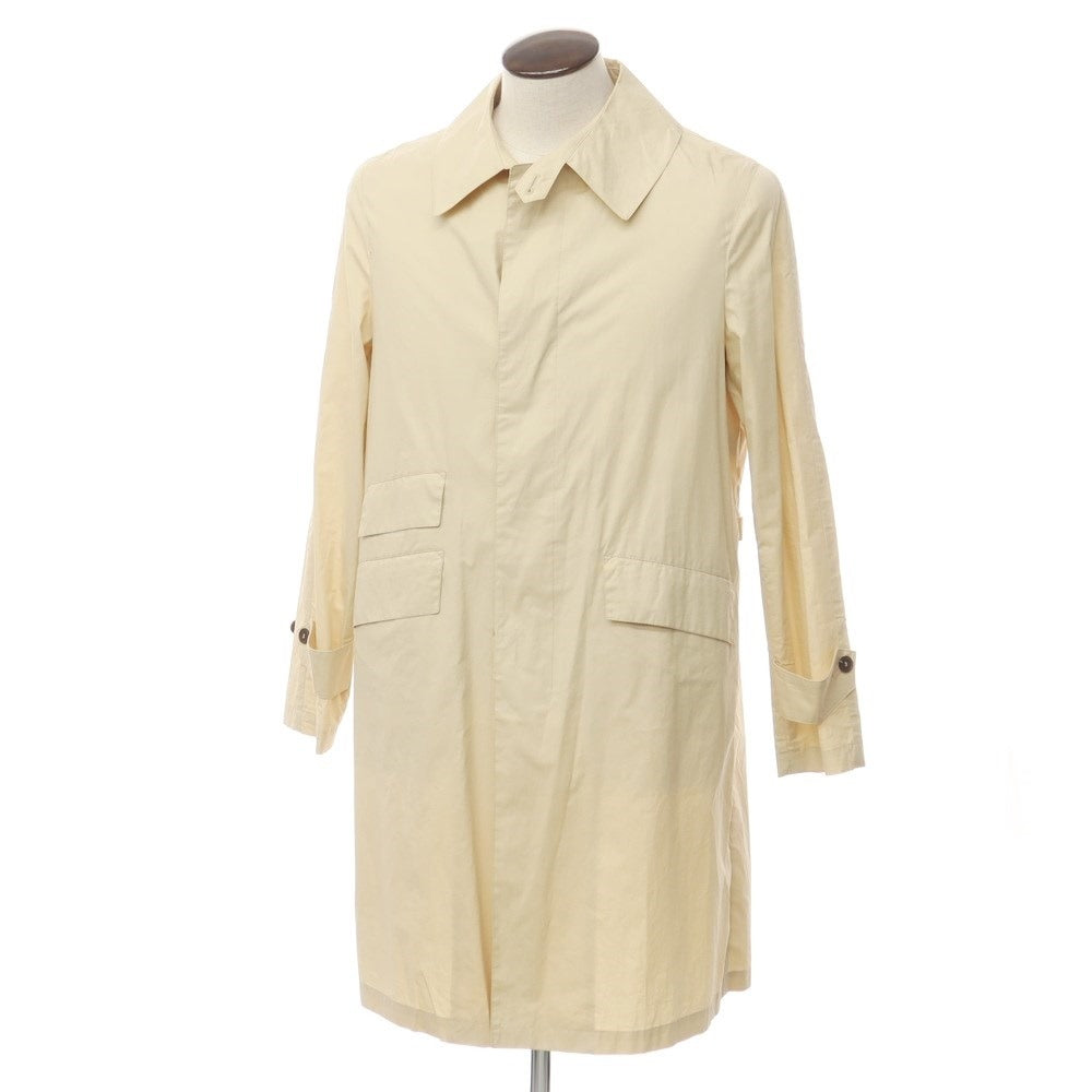 [Used] Mackintosh Cotton Balmacaan Coat Beige [42] [Condition Rank D] [Men&