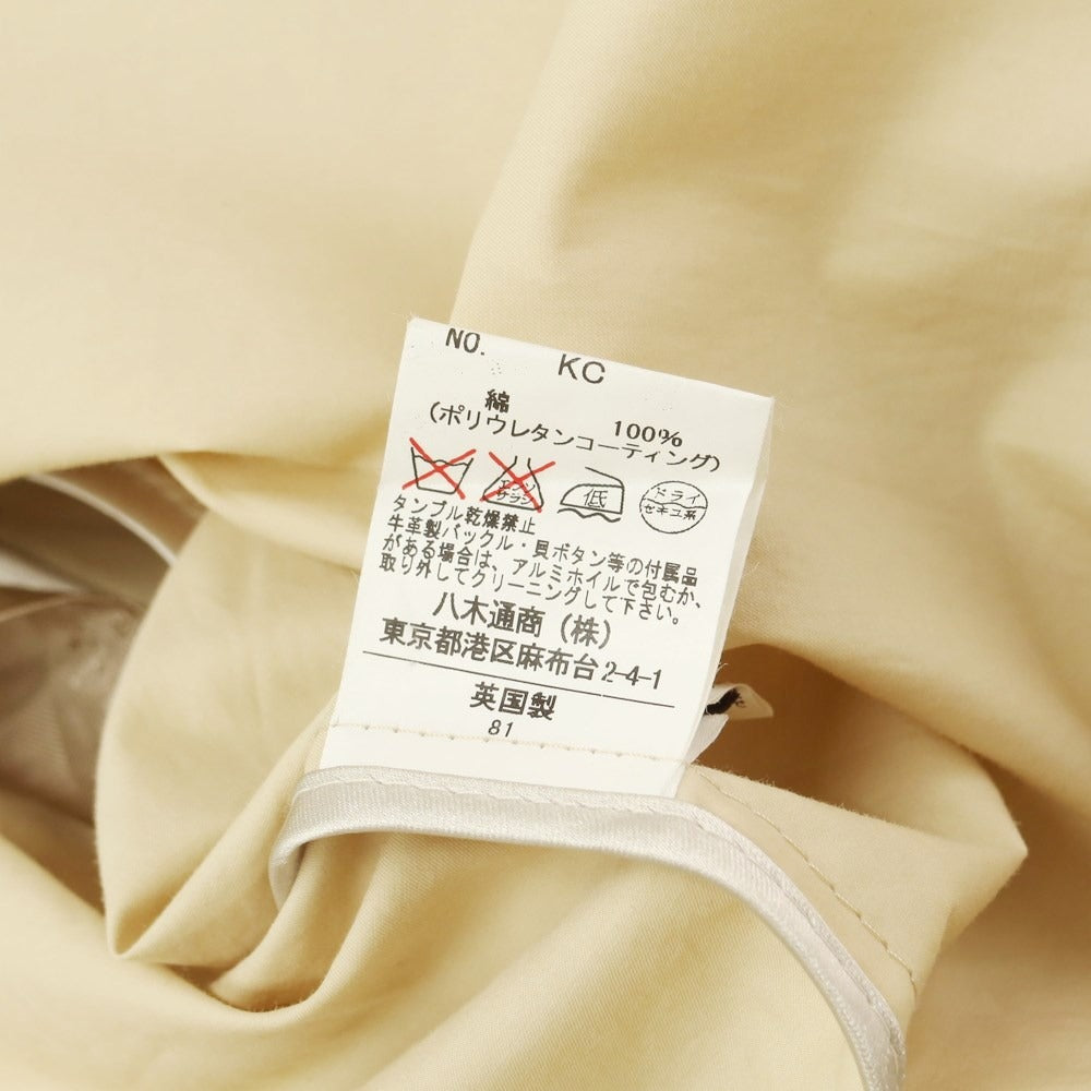 [Used] Mackintosh Cotton Balmacaan Coat Beige [42] [Condition Rank D] [Men&