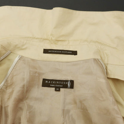 [Used] Mackintosh Cotton Balmacaan Coat Beige [42] [Condition Rank D] [Men&