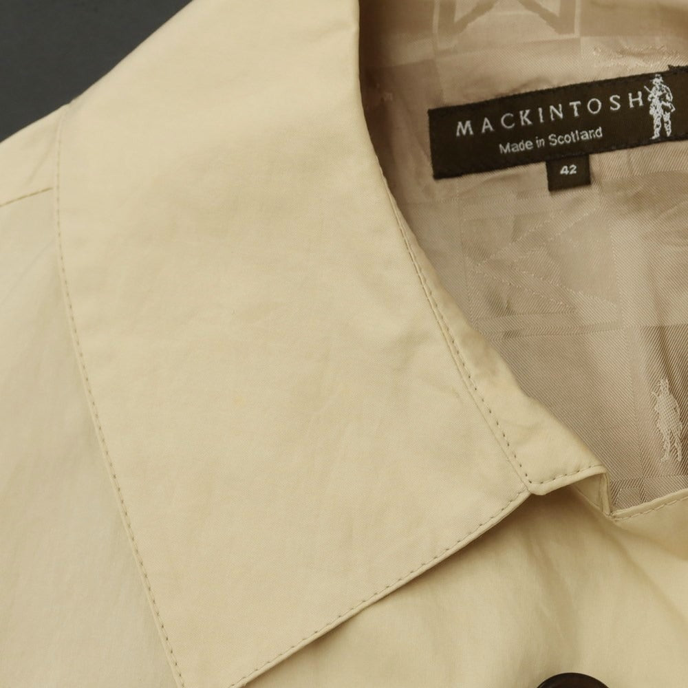 [Used] Mackintosh Cotton Balmacaan Coat Beige [42] [Condition Rank D] [Men&