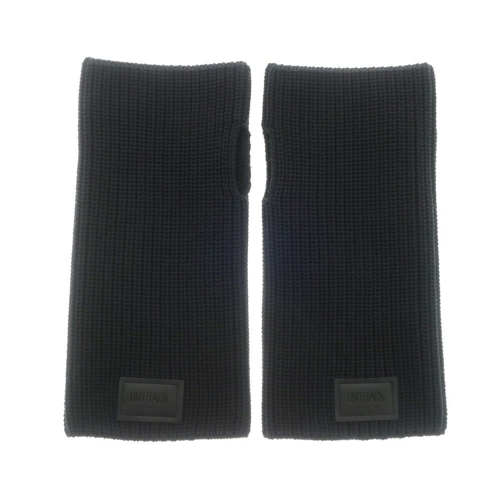 [Used] UNTRACK Polyester knit arm cover gloves black [BLK] [A/W] [Condition rank A] [Men&