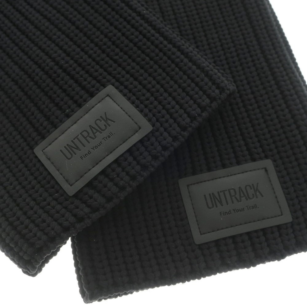 [Used] UNTRACK Polyester knit arm cover gloves black [BLK] [A/W] [Condition rank A] [Men&