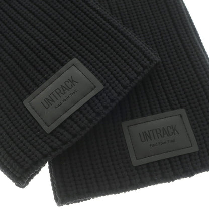 [Used] UNTRACK Polyester knit arm cover gloves black [BLK] [A/W] [Condition rank A] [Men&