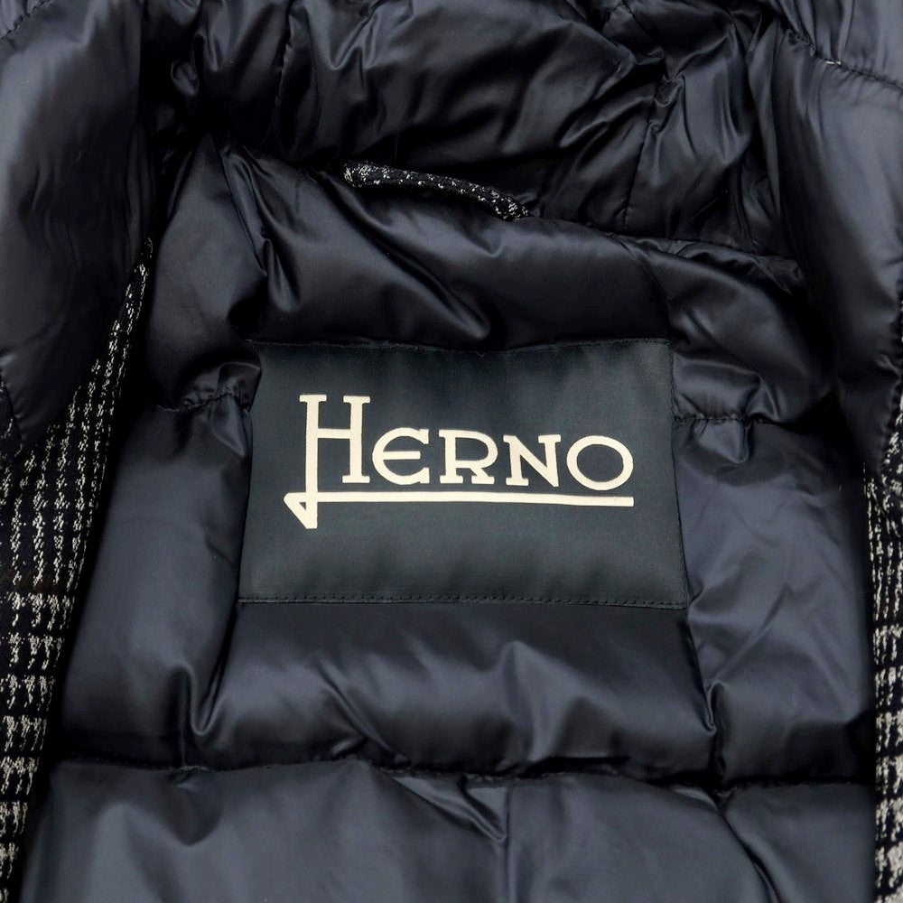 【中古】ヘルノ Herno ツイーディーナイロン チェック ダウンジャケット ダークネイビーxホワイト×ダークブラウン【 48 】【 状態ランクA 】【 メンズ 】
[DPD]