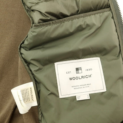 [Used] WOOLRICH Cotton knit switching down jacket, olive [S (US)] [Condition rank B] ​​[Men&