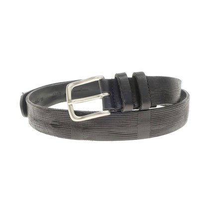 [Used] Fabrizio Mancini Leather Belt Black [90] [Condition Rank B] [Men&