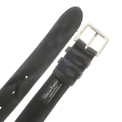 [Used] Fabrizio Mancini Leather Belt Black [90] [Condition Rank B] [Men&