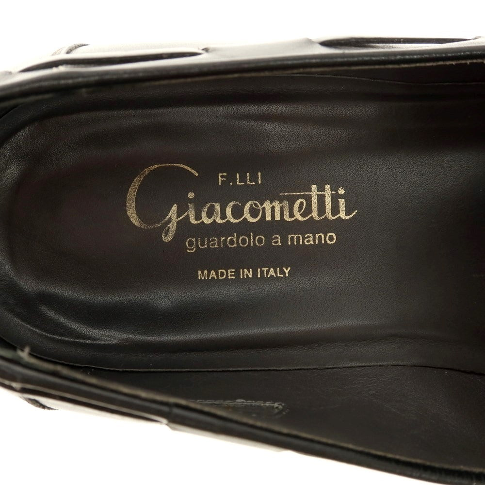 [Used] F.LLI Giacometti FG256 U-tip tassel loafers, black [42 1/2] [Condition: C] [Men&