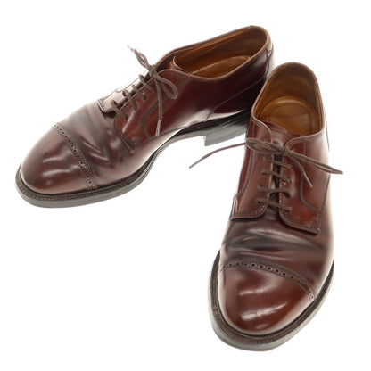 [Used] Alden 5620 Shell Cordovan Punched Cap Toe Dress Shoes Burgundy [8 1/2 D] [Condition Rank C] [Men&