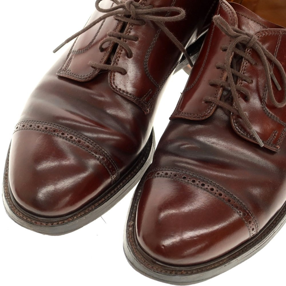 [Used] Alden 5620 Shell Cordovan Punched Cap Toe Dress Shoes Burgundy [8 1/2 D] [Condition Rank C] [Men&