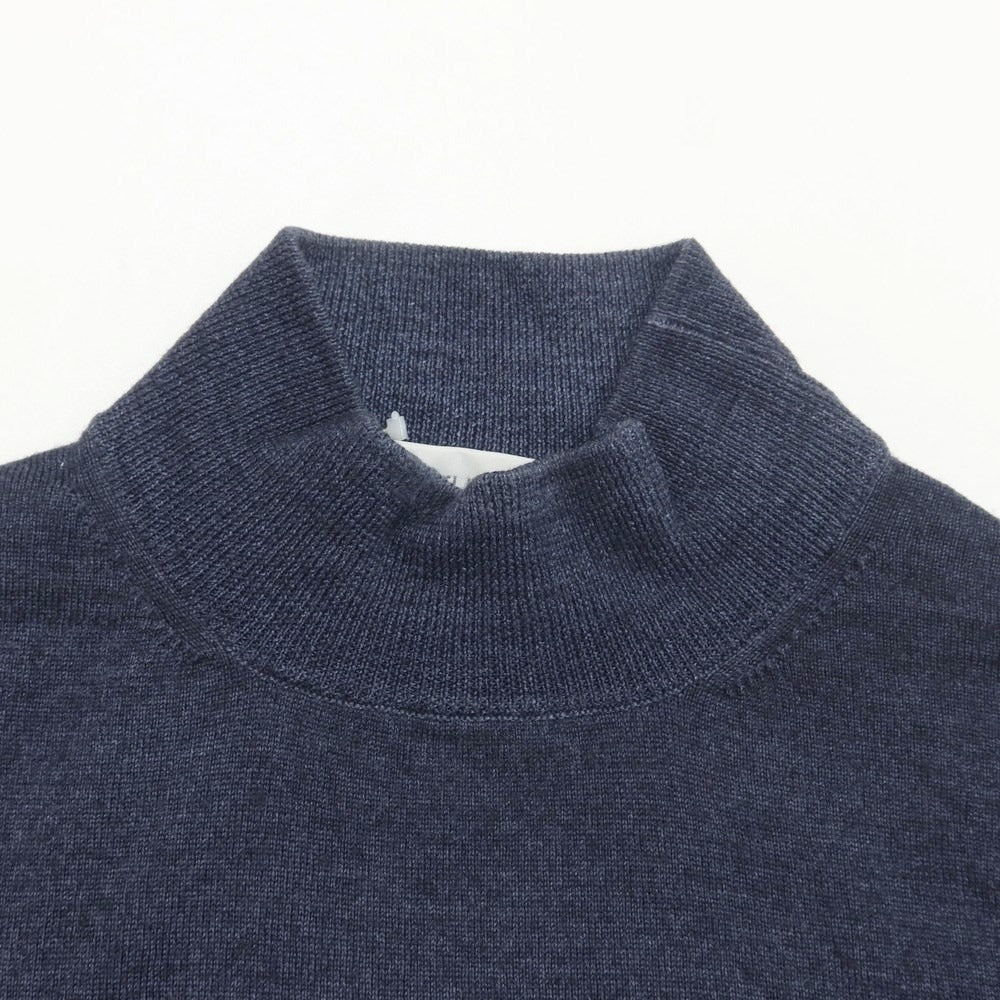 [Used] CRUCIANI High gauge wool high neck knit navy [44] [Condition rank B] ​​[Men&