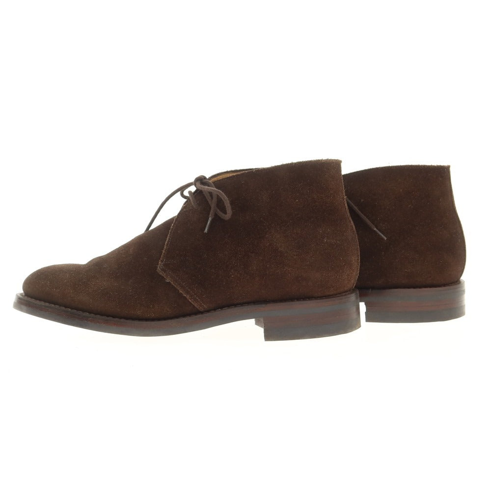 [Used] Crockett &amp;amp; Jones Chertsey Suede Chukka Boots Brown [6 E] [Condition Rank B] ​​[Men&